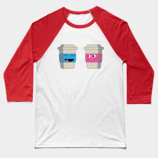 Coffee For Him and Her Baseball T-Shirt